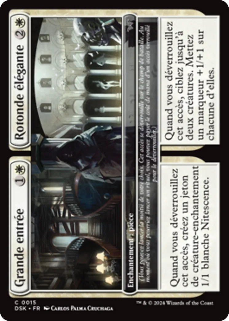 Grande entrée // Rotonde élégante — Duskmourn: House of Horror — Magic: The Gathering