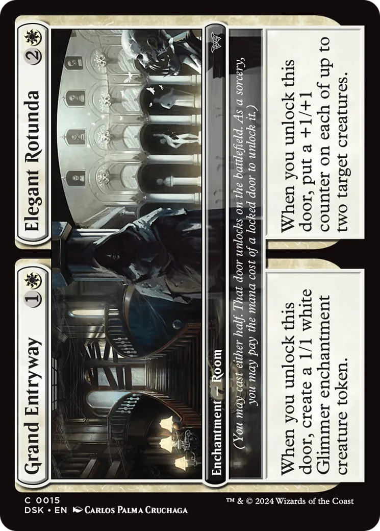 Grande entrée // Rotonde élégante — Duskmourn: House of Horror — Magic: The Gathering