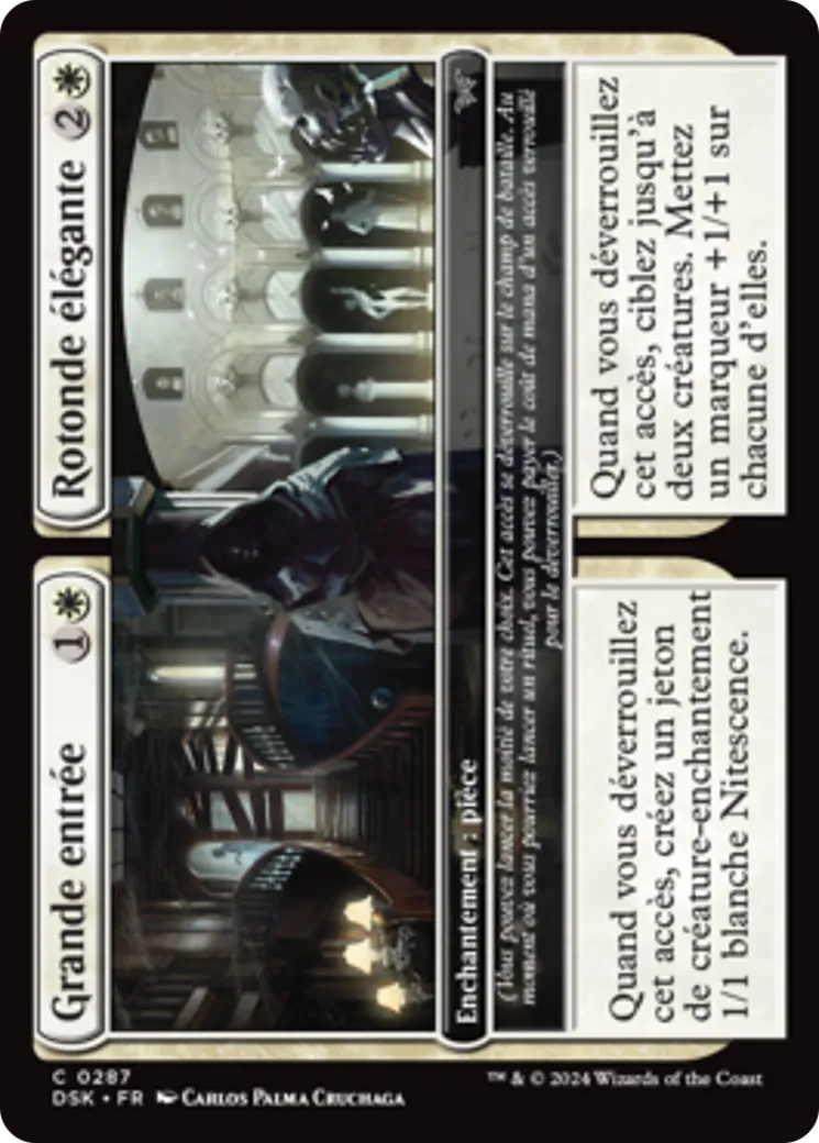 Grande entrée // Rotonde élégante — Duskmourn: House of Horror — Magic: The Gathering