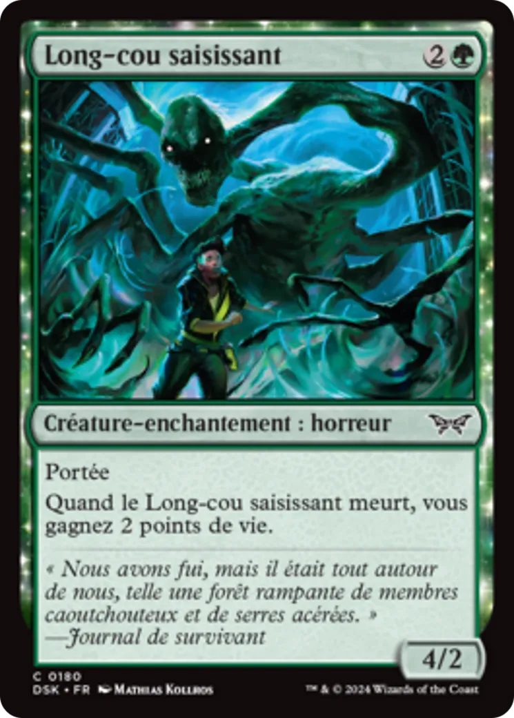 Long-cou saisissant — Duskmourn: House of Horror — Magic: The Gathering