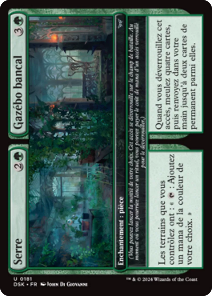 Serre // Gazébo bancal from Duskmourn: House of Horror - Magic: The Gathering