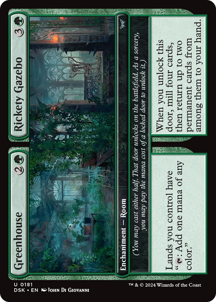 Greenhouse // Rickety Gazebo — Duskmourn: House of Horror — Magic: The Gathering