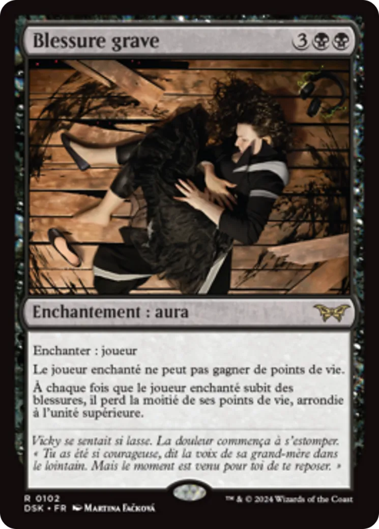 Blessure grave — Duskmourn: House of Horror — Magic: The Gathering
