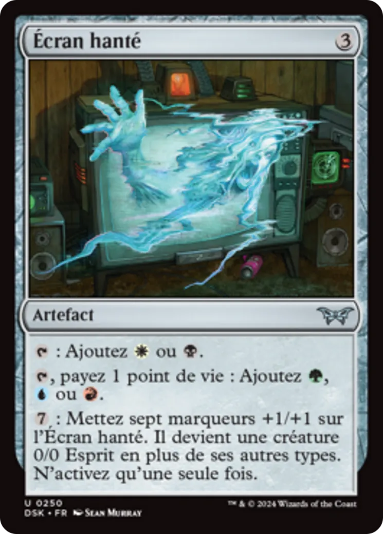 Écran hanté — Duskmourn: House of Horror — Magic: The Gathering