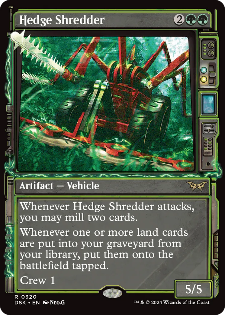 Hedge Shredder — Duskmourn: House of Horror — Magic: The Gathering