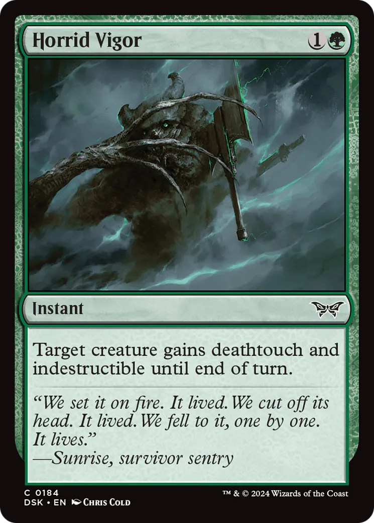 Horrid Vigor — Duskmourn: House of Horror — Magic: The Gathering