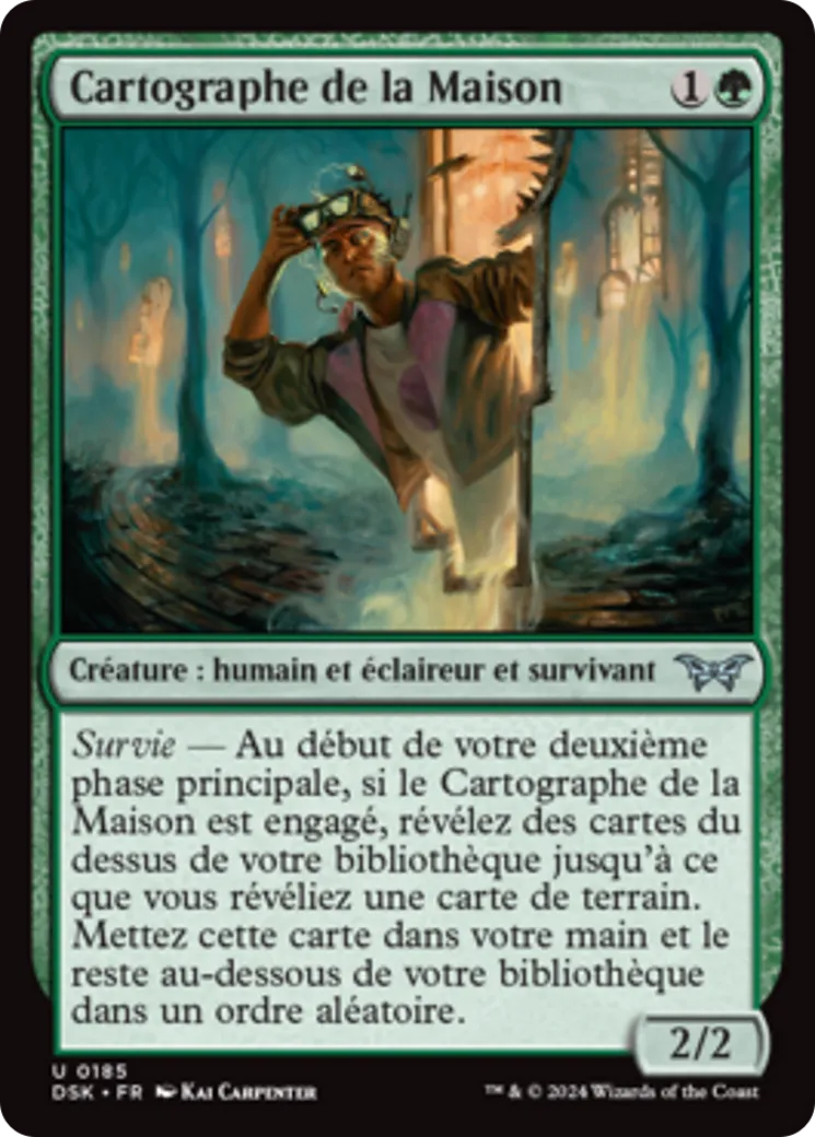 Cartographe de la Maison — Duskmourn: House of Horror — Magic: The Gathering