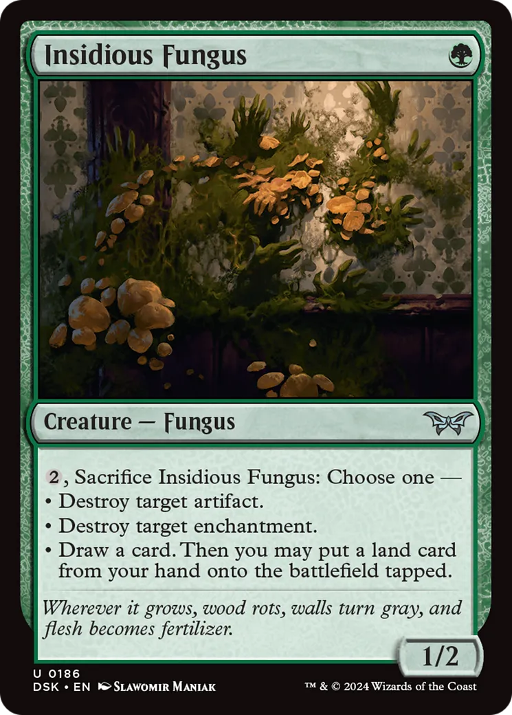 Insidious Fungus — Duskmourn: House of Horror — Magic: The Gathering