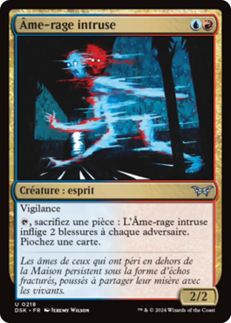 Âme-rage intruse — Duskmourn: House of Horror — Magic: The Gathering