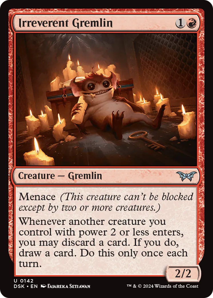Irreverent Gremlin — Duskmourn: House of Horror — Magic: The Gathering