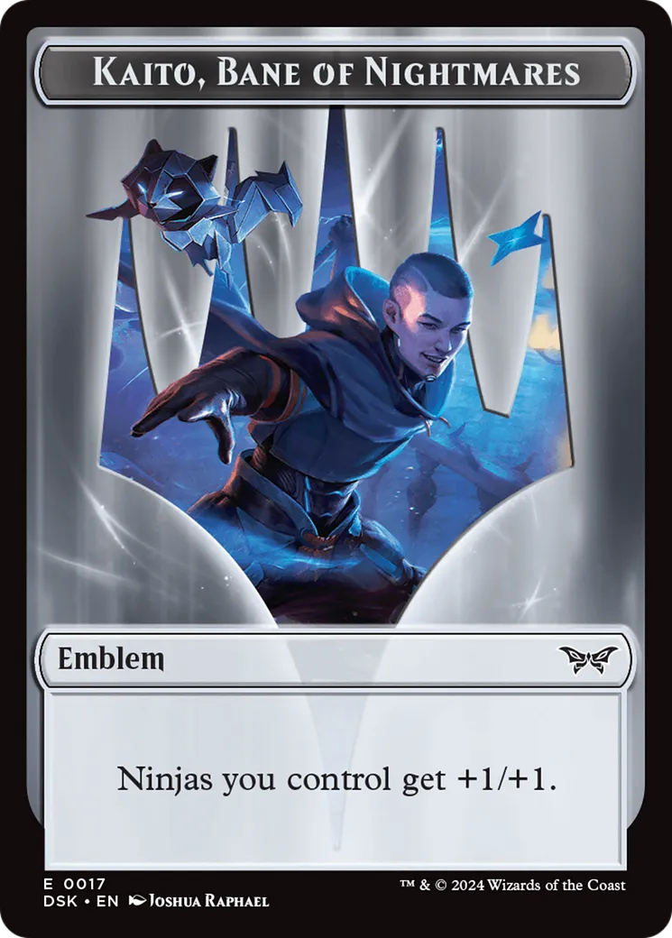 Kaito, Bane of Nightmares Emblem — Duskmourn: House of Horror — Magic: The Gathering