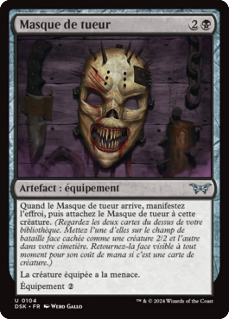 Masque de tueur from Duskmourn: House of Horror - Magic: The Gathering