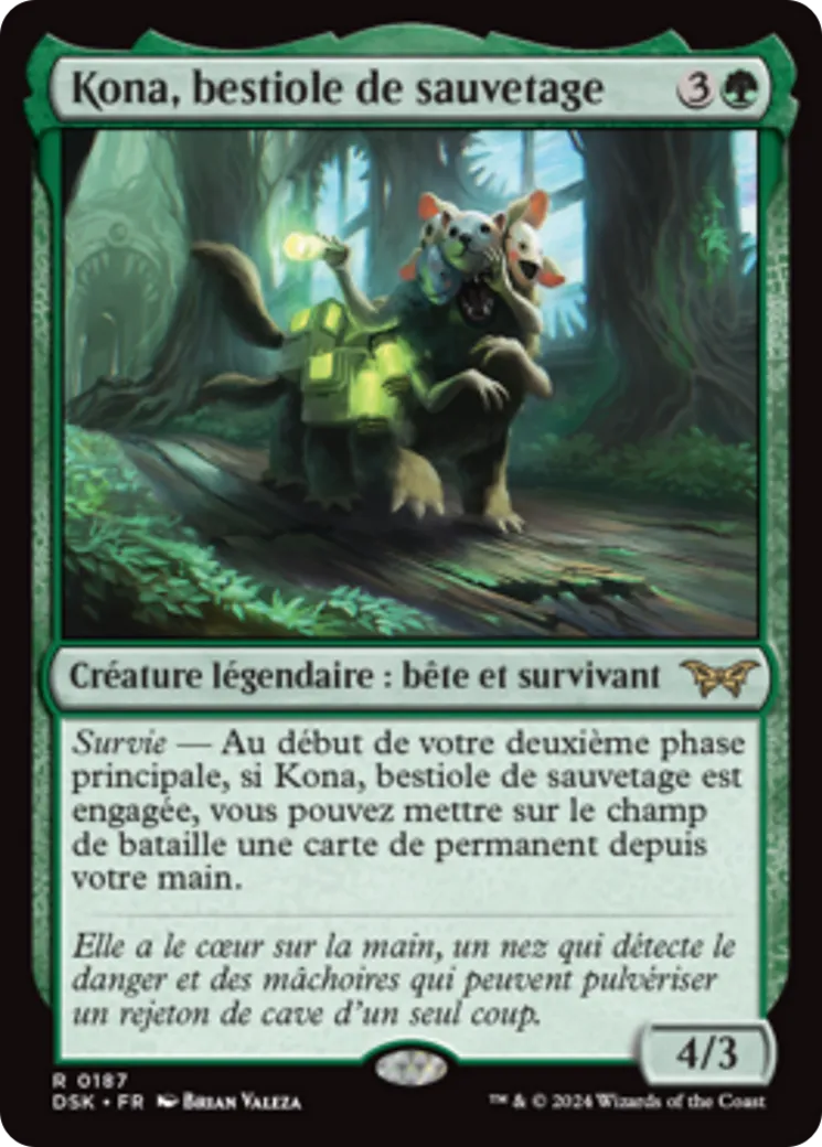 Kona, bestiole de sauvetage — Duskmourn: House of Horror — Magic: The Gathering