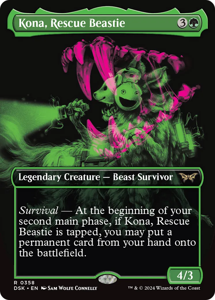 Kona, Rescue Beastie — Duskmourn: House of Horror — Magic: The Gathering