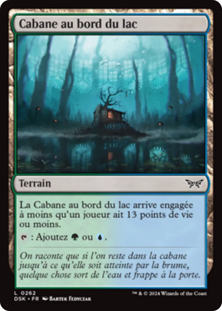 Cabane au bord du lac — Duskmourn: House of Horror — Magic: The Gathering