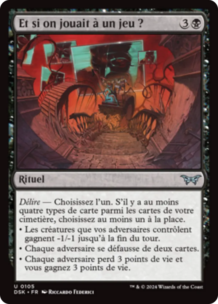 Et si on jouait à un jeu ? — Duskmourn: House of Horror — Magic: The Gathering