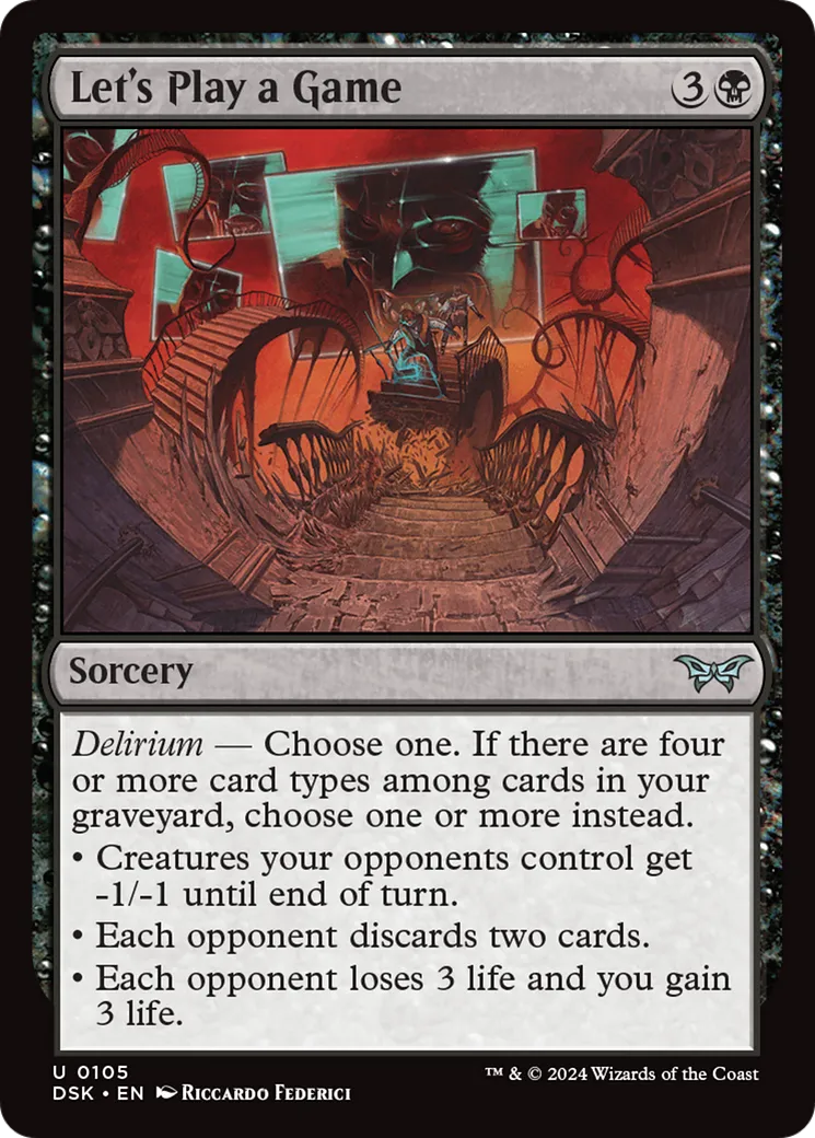 Let's Play a Game — Duskmourn: House of Horror — Magic: The Gathering