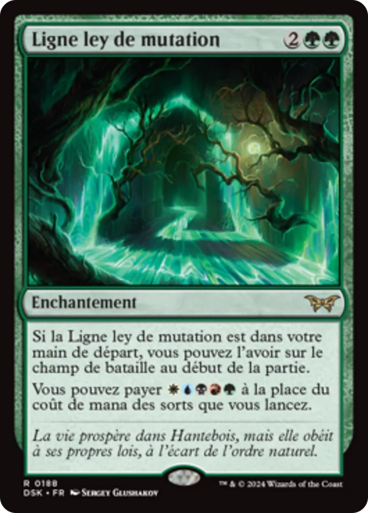 Ligne ley de mutation — Duskmourn: House of Horror — Magic: The Gathering