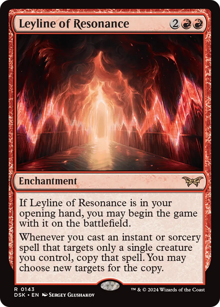 Leyline of Resonance — Duskmourn: House of Horror — Magic: The Gathering