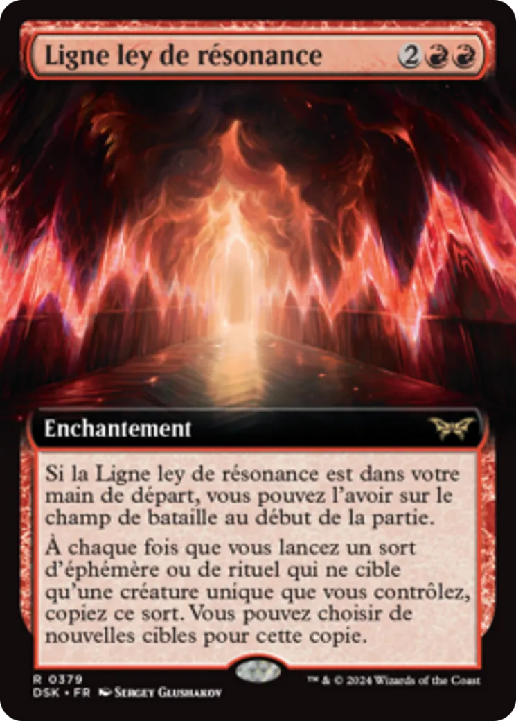 Ligne ley de résonance from Duskmourn: House of Horror - Magic: The Gathering