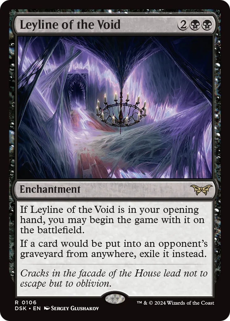 Leyline of the Void from Duskmourn: House of Horror - Magic: The Gathering