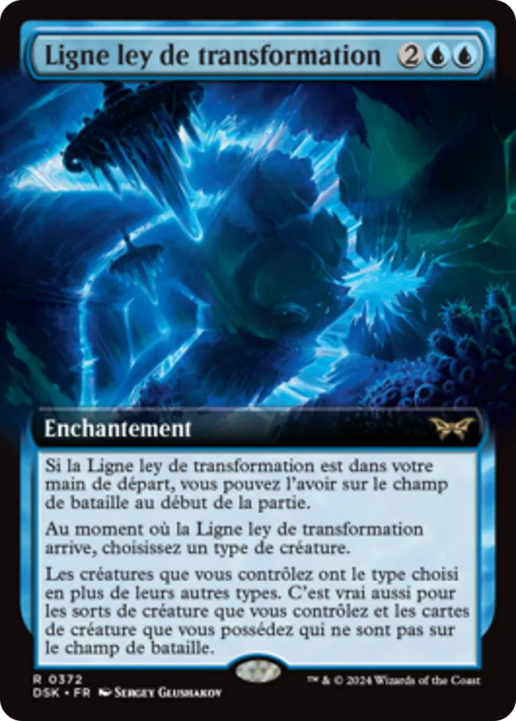 Ligne ley de transformation from Duskmourn: House of Horror - Magic: The Gathering