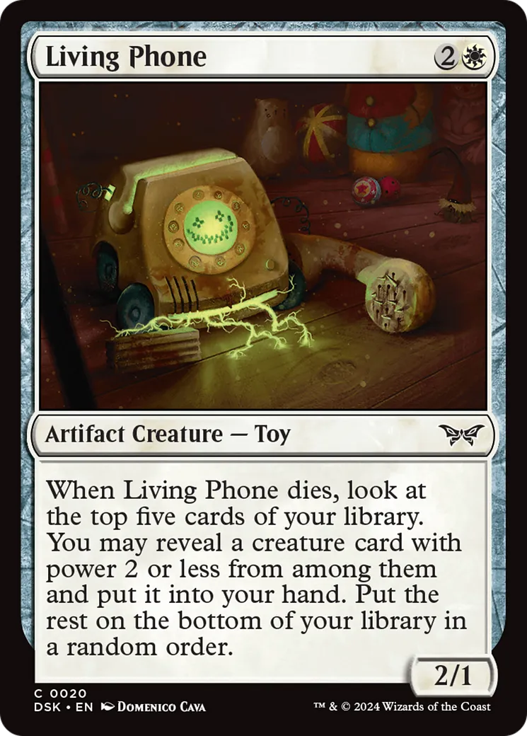 Living Phone from Duskmourn: House of Horror - Magic: The Gathering