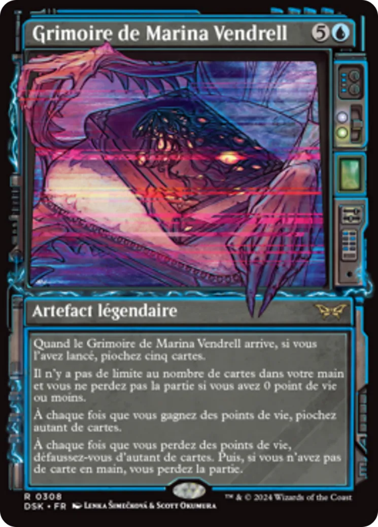 Grimoire de Marina Vendrell — Duskmourn: House of Horror — Magic: The Gathering