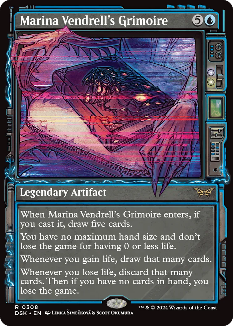 Marina Vendrell's Grimoire — Duskmourn: House of Horror — Magic: The Gathering