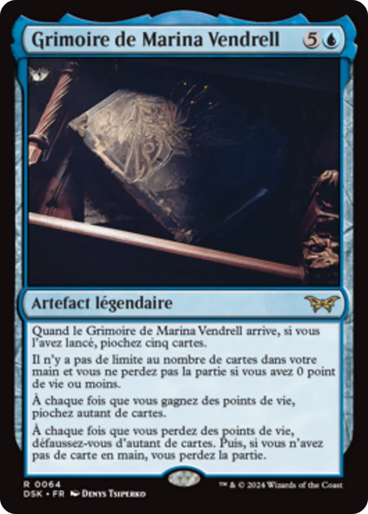 Grimoire de Marina Vendrell — Duskmourn: House of Horror — Magic: The Gathering