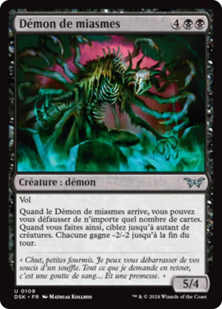 Démon de miasmes — Duskmourn: House of Horror — Magic: The Gathering