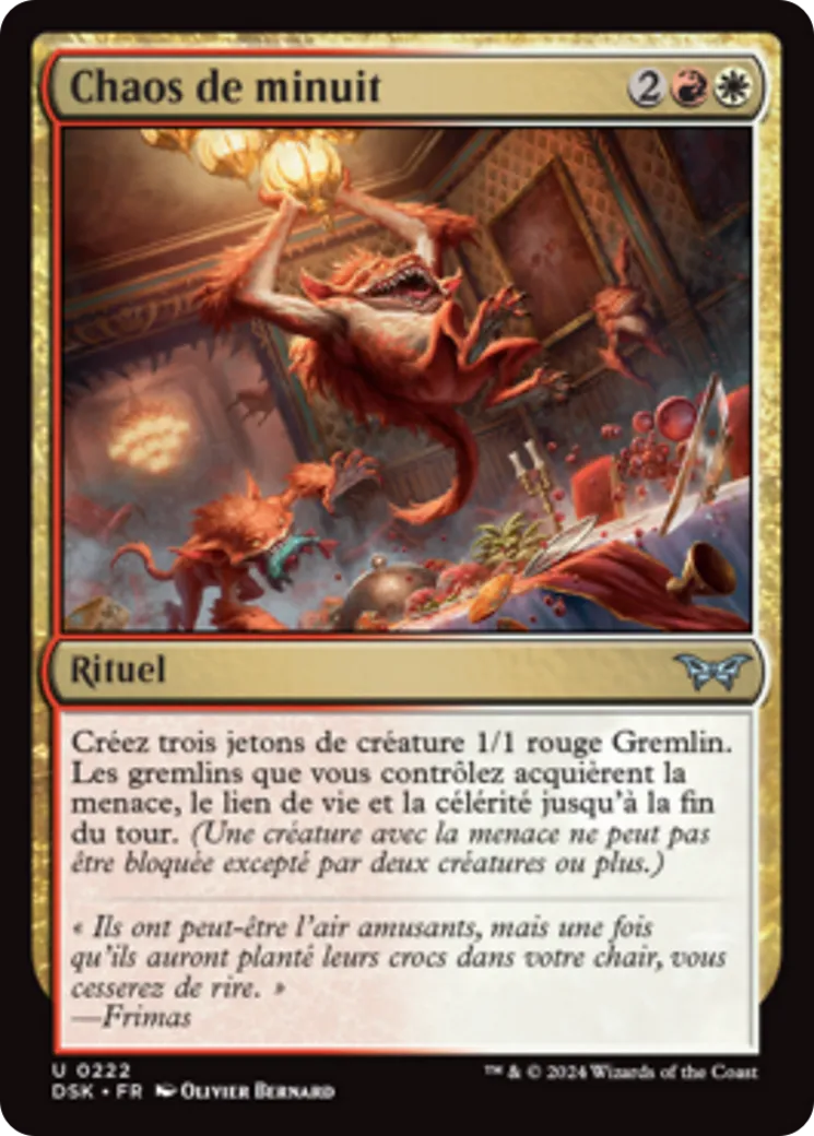 Chaos de minuit — Duskmourn: House of Horror — Magic: The Gathering