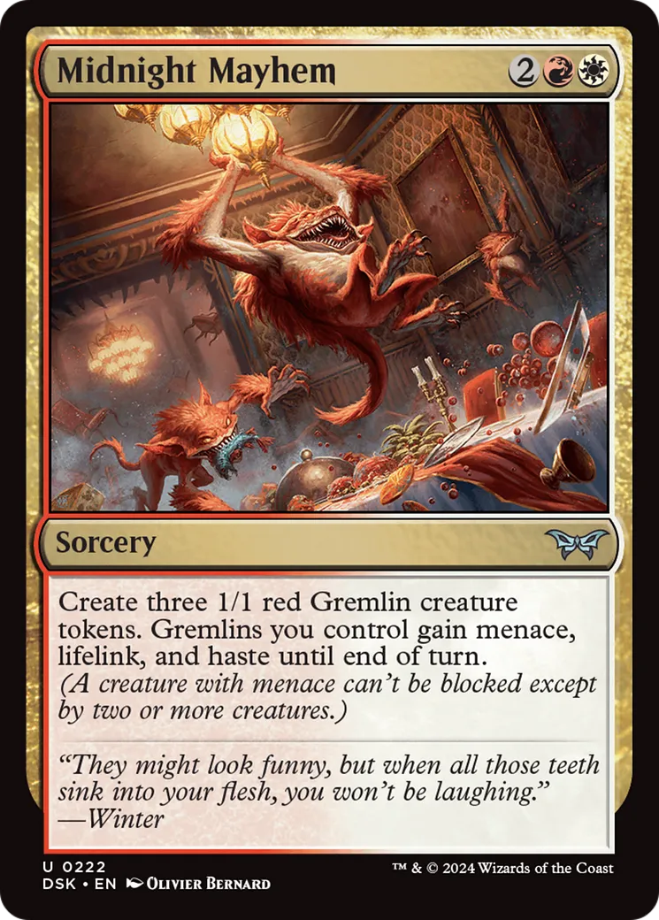 Chaos de minuit — Duskmourn: House of Horror — Magic: The Gathering
