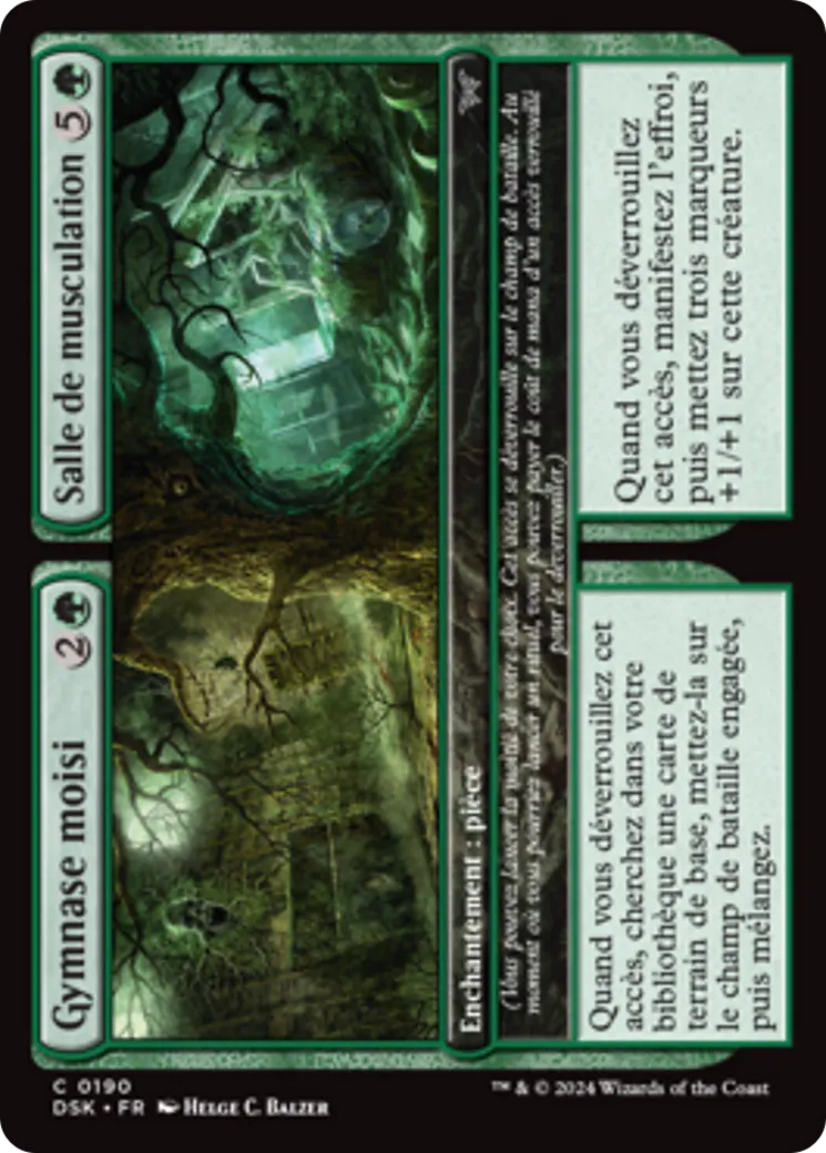 Gymnase moisi // Salle de musculation — Duskmourn: House of Horror — Magic: The Gathering