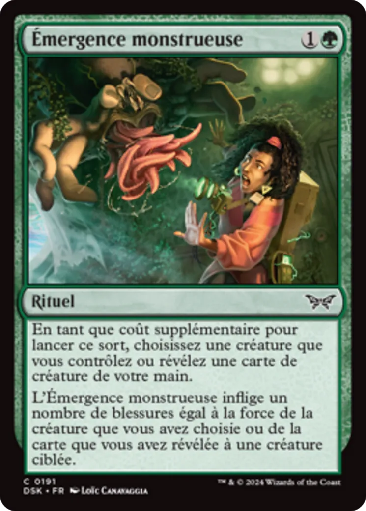 Émergence monstrueuse — Duskmourn: House of Horror — Magic: The Gathering