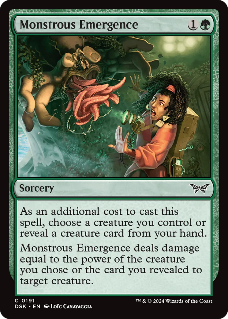 Émergence monstrueuse — Duskmourn: House of Horror — Magic: The Gathering