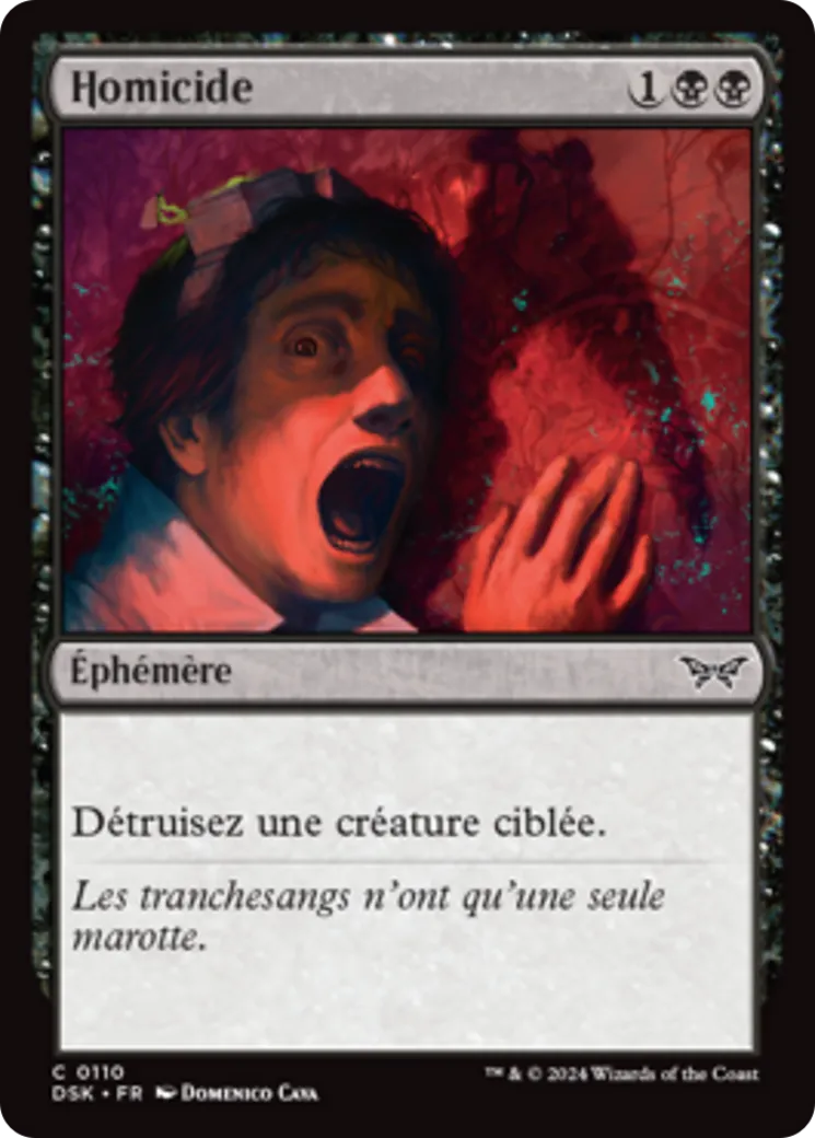 Homicide — Duskmourn: House of Horror — Magic: The Gathering