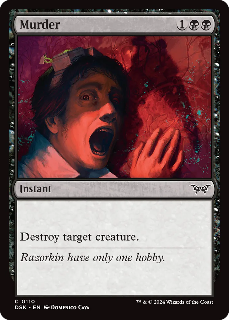 Homicide — Duskmourn: House of Horror — Magic: The Gathering