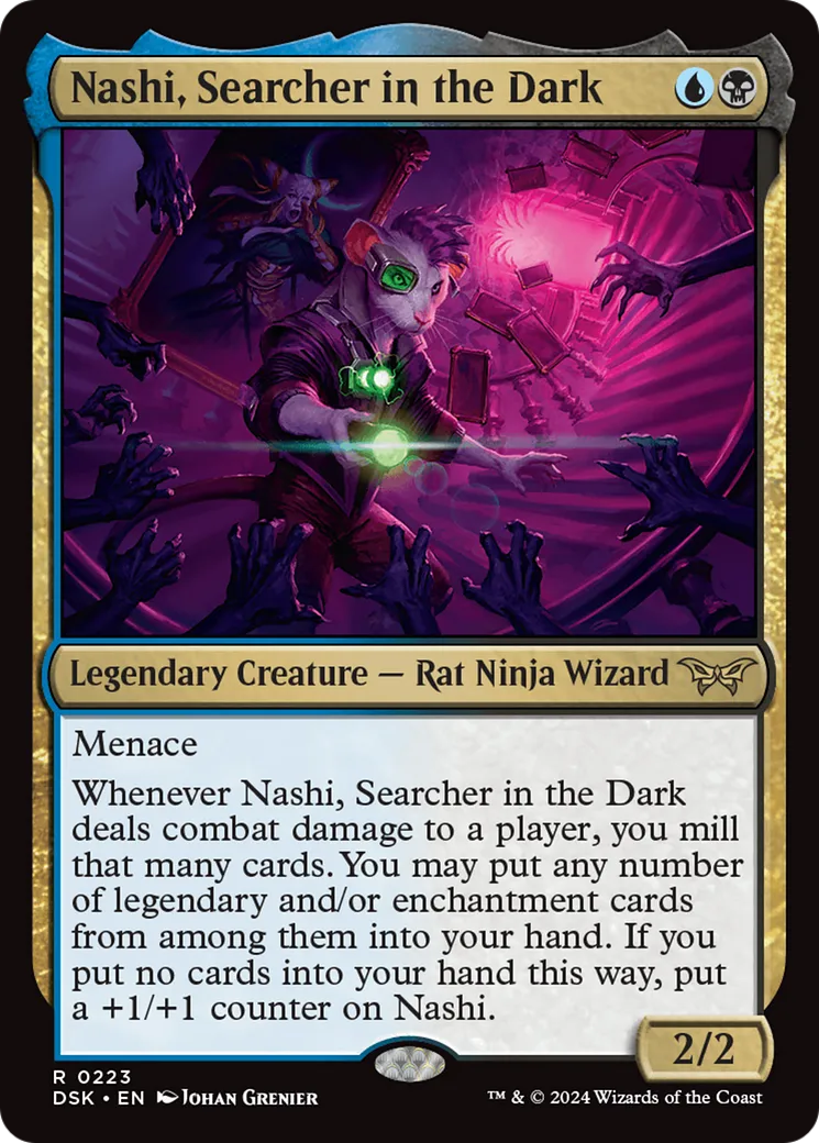 Nashi, chercheur de l'ombre — Duskmourn: House of Horror — Magic: The Gathering