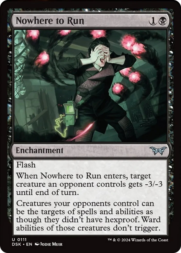 Nowhere to Run — Duskmourn: House of Horror — Magic: The Gathering