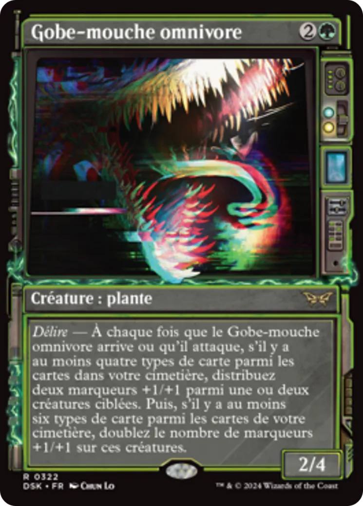Gobe-mouche omnivore — Duskmourn: House of Horror — Magic: The Gathering
