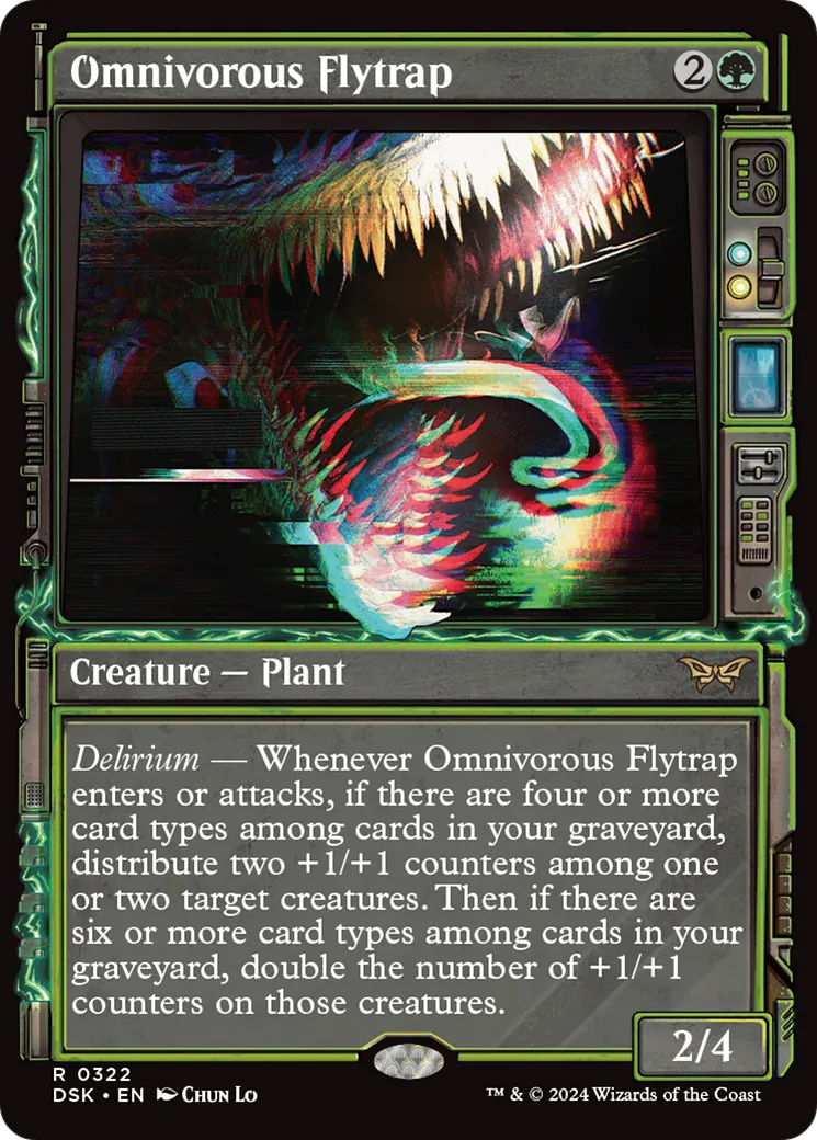 Omnivorous Flytrap — Duskmourn: House of Horror — Magic: The Gathering