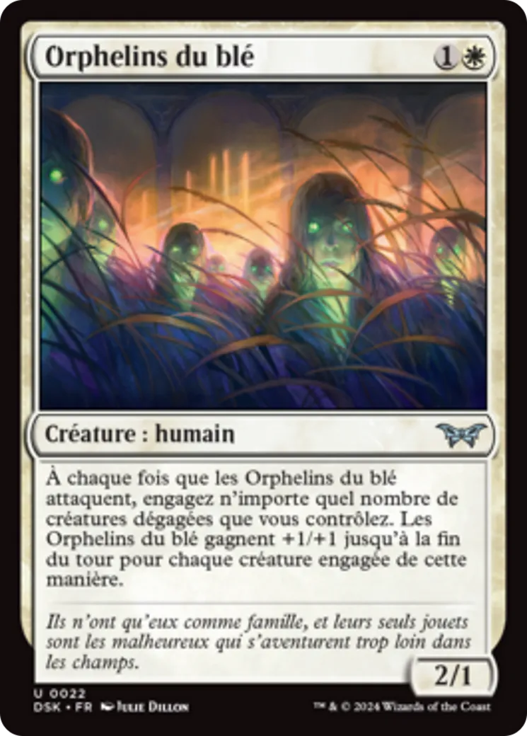 Orphelins du blé — Duskmourn: House of Horror — Magic: The Gathering