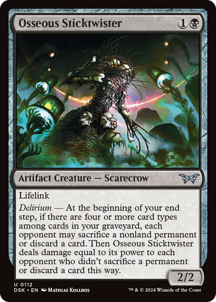 Osseous Sticktwister from Duskmourn: House of Horror - Magic: The Gathering