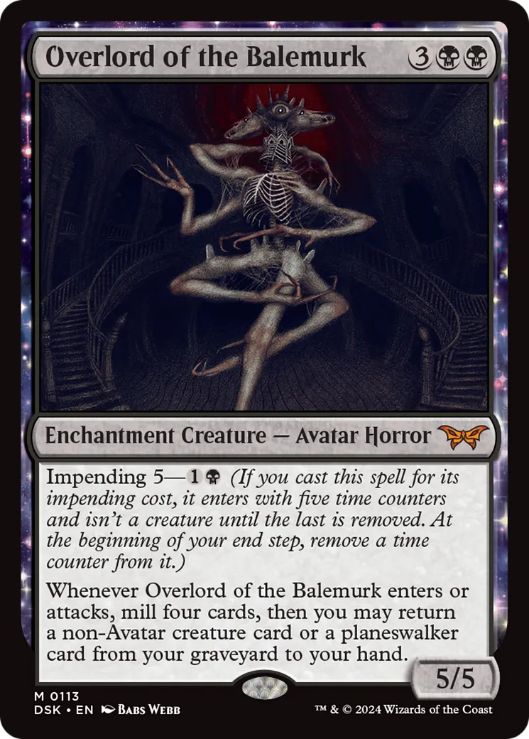 Overlord of the Balemurk — Duskmourn: House of Horror — Magic: The Gathering