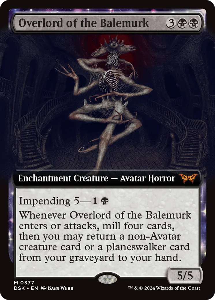 Overlord of the Balemurk — Duskmourn: House of Horror — Magic: The Gathering