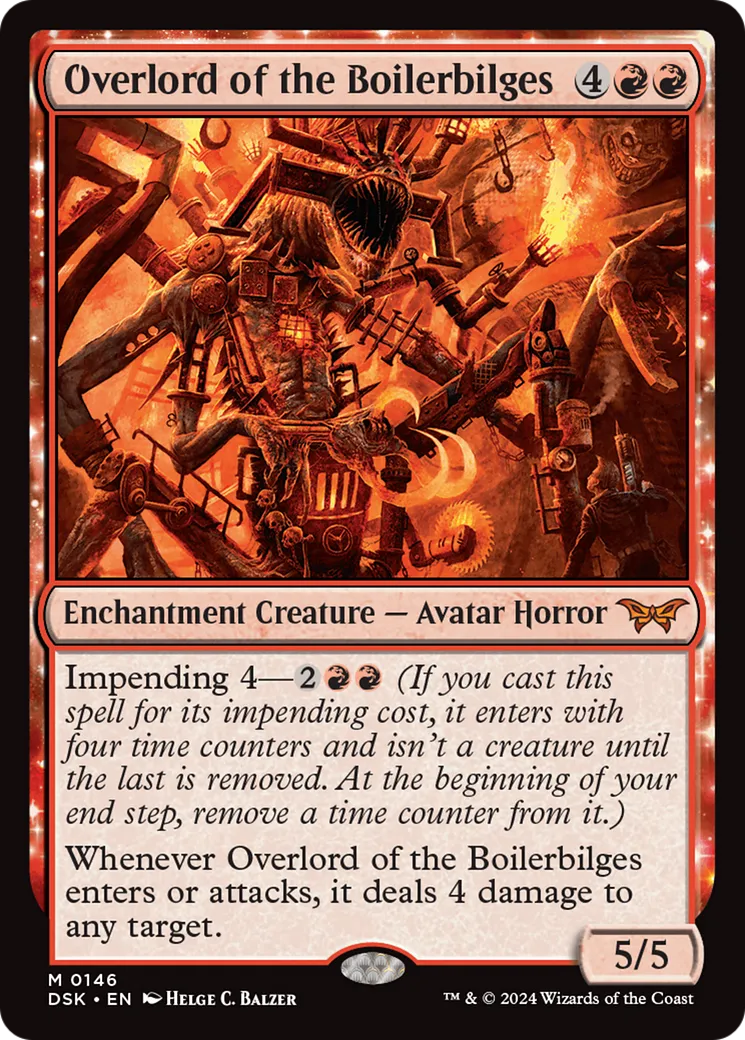 Overlord of the Boilerbilges — Duskmourn: House of Horror — Magic: The Gathering