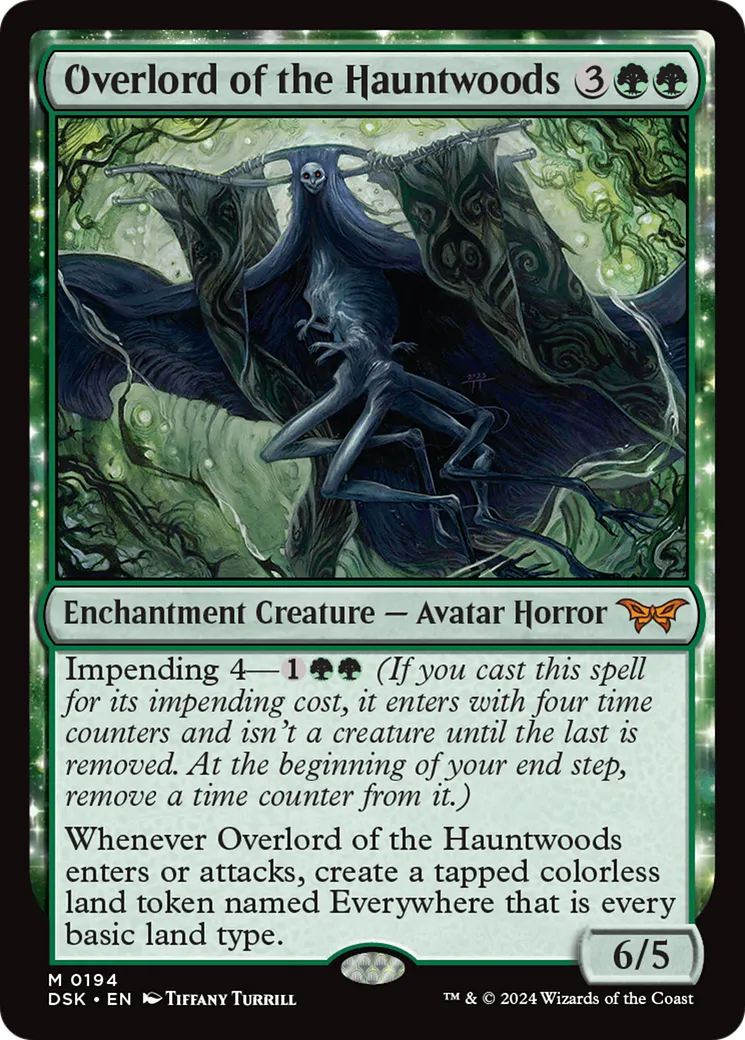 Overlord of the Hauntwoods — Duskmourn: House of Horror — Magic: The Gathering