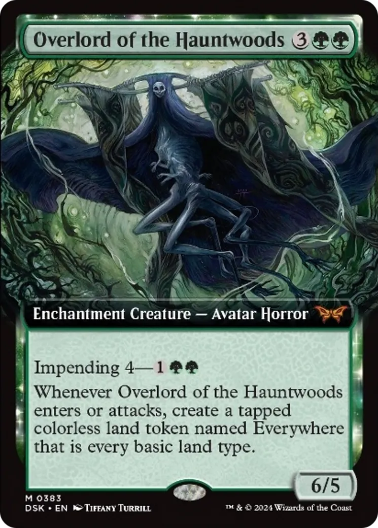 Overlord of the Hauntwoods — Duskmourn: House of Horror — Magic: The Gathering