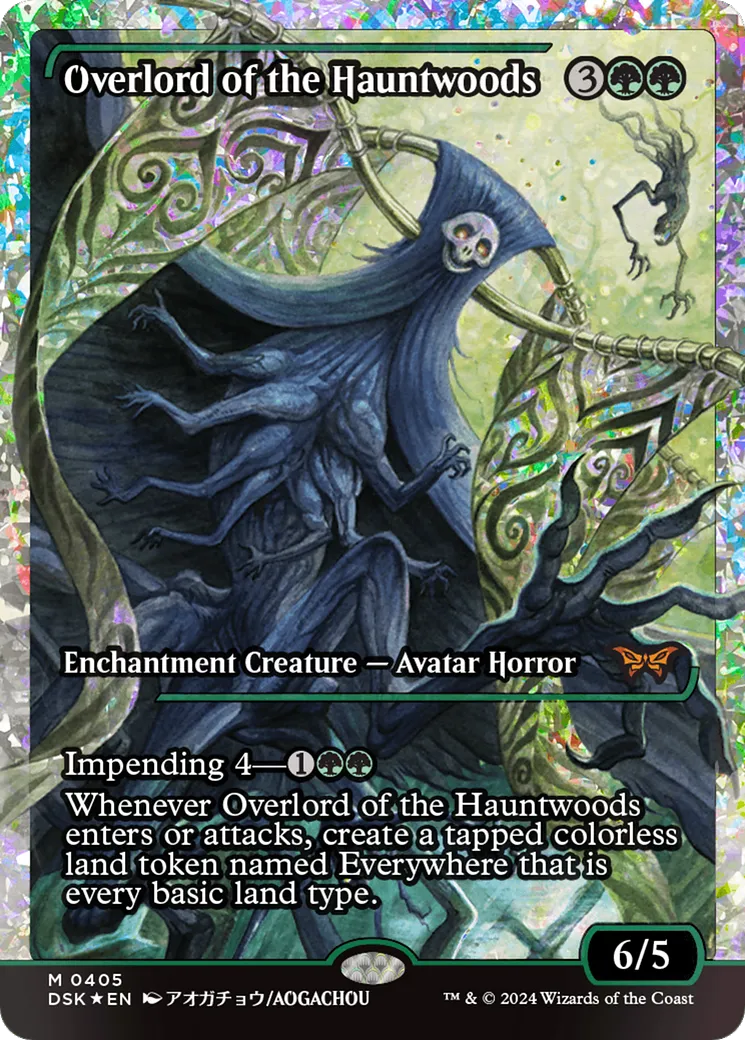 Overlord of the Hauntwoods — Duskmourn: House of Horror — Magic: The Gathering
